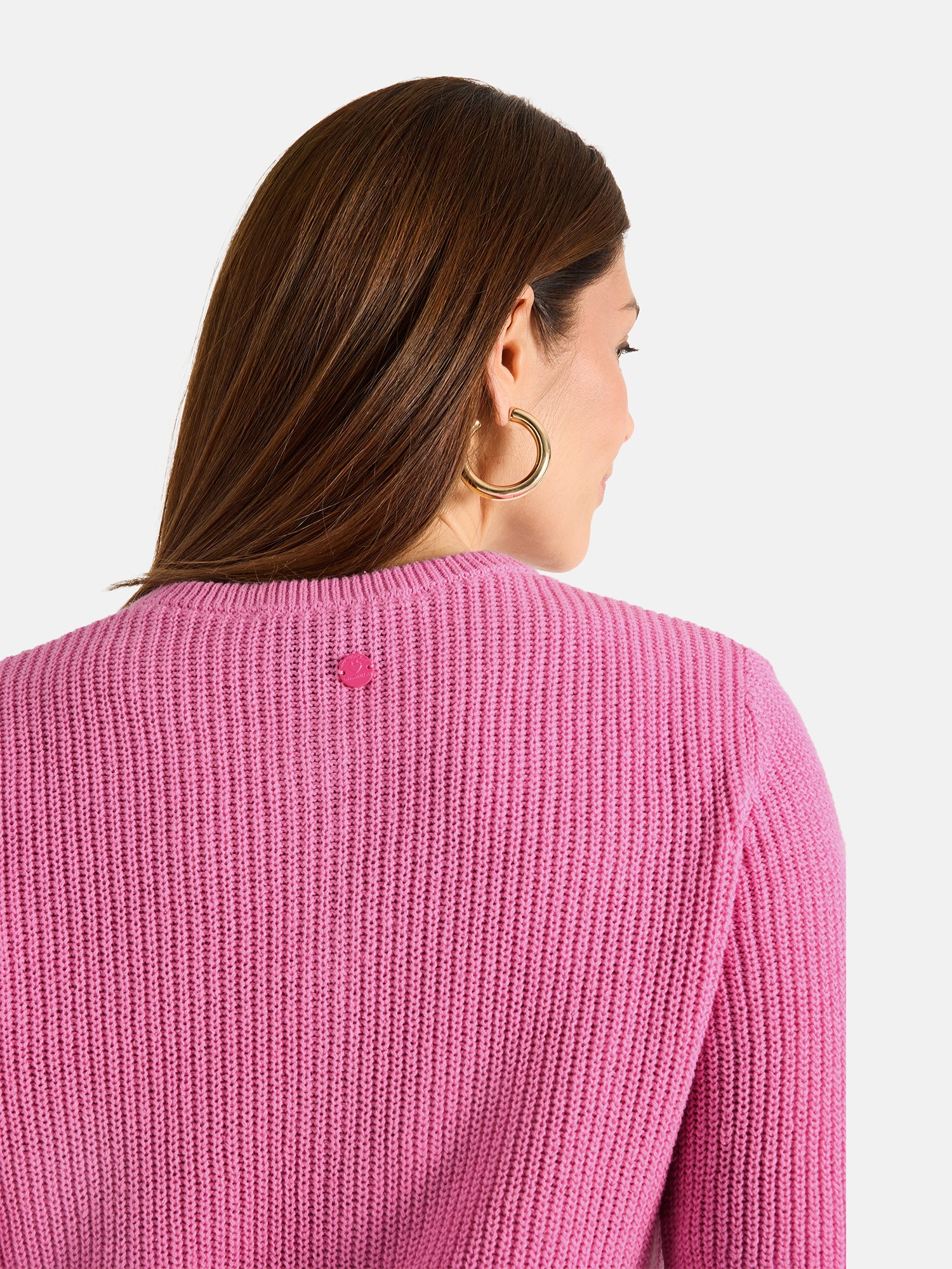 Strickjacke "NinonL" mit Leinen