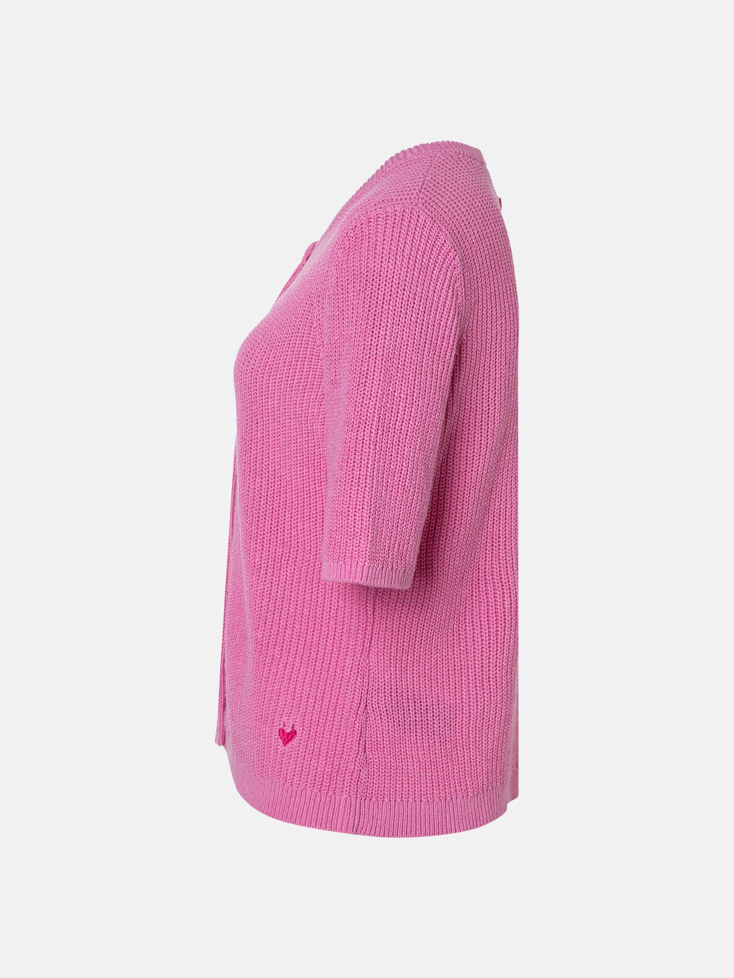 Strickjacke "NinonL" mit Leinen