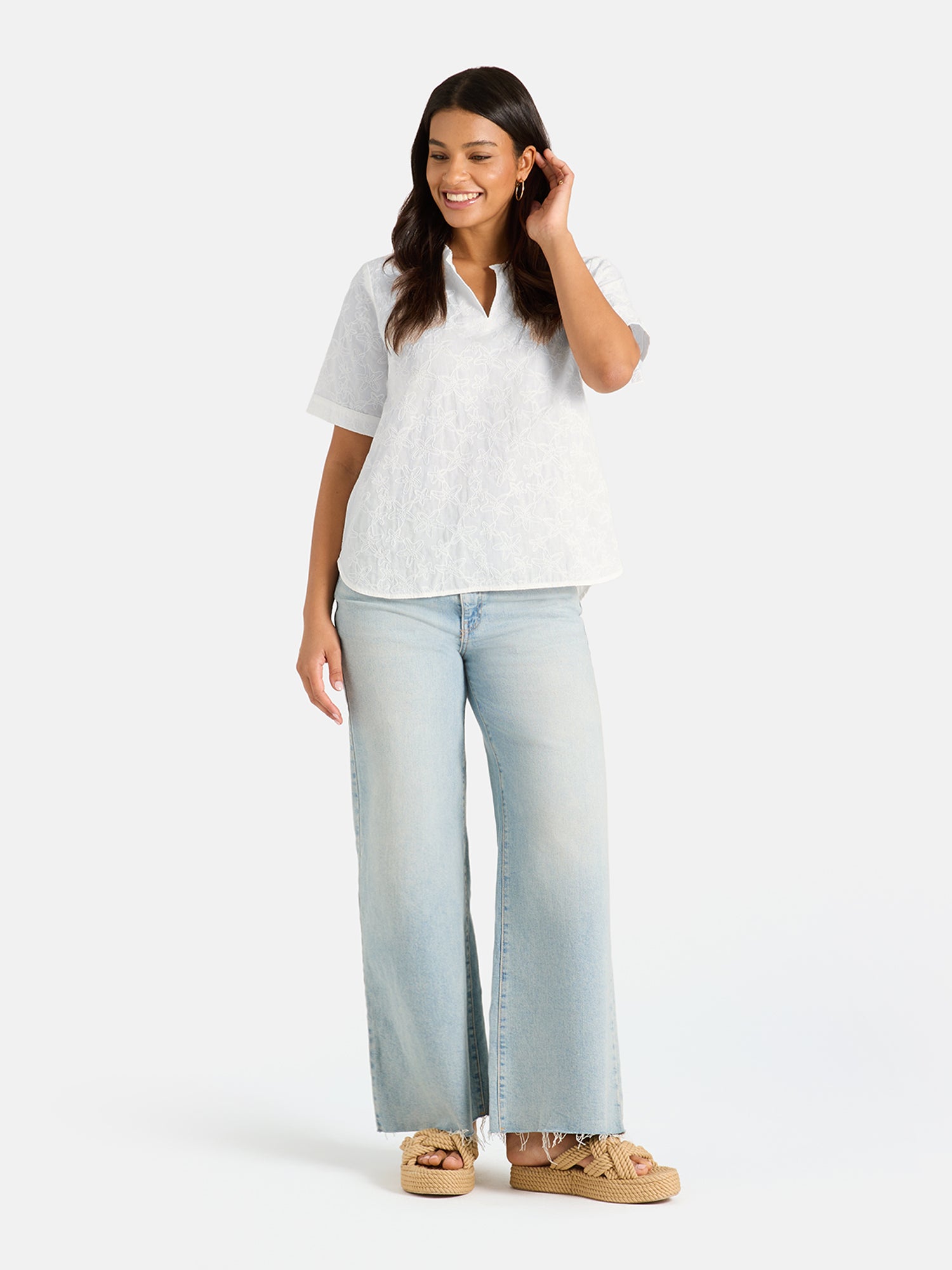 Bluse "RamiraL" aus Baumwolle