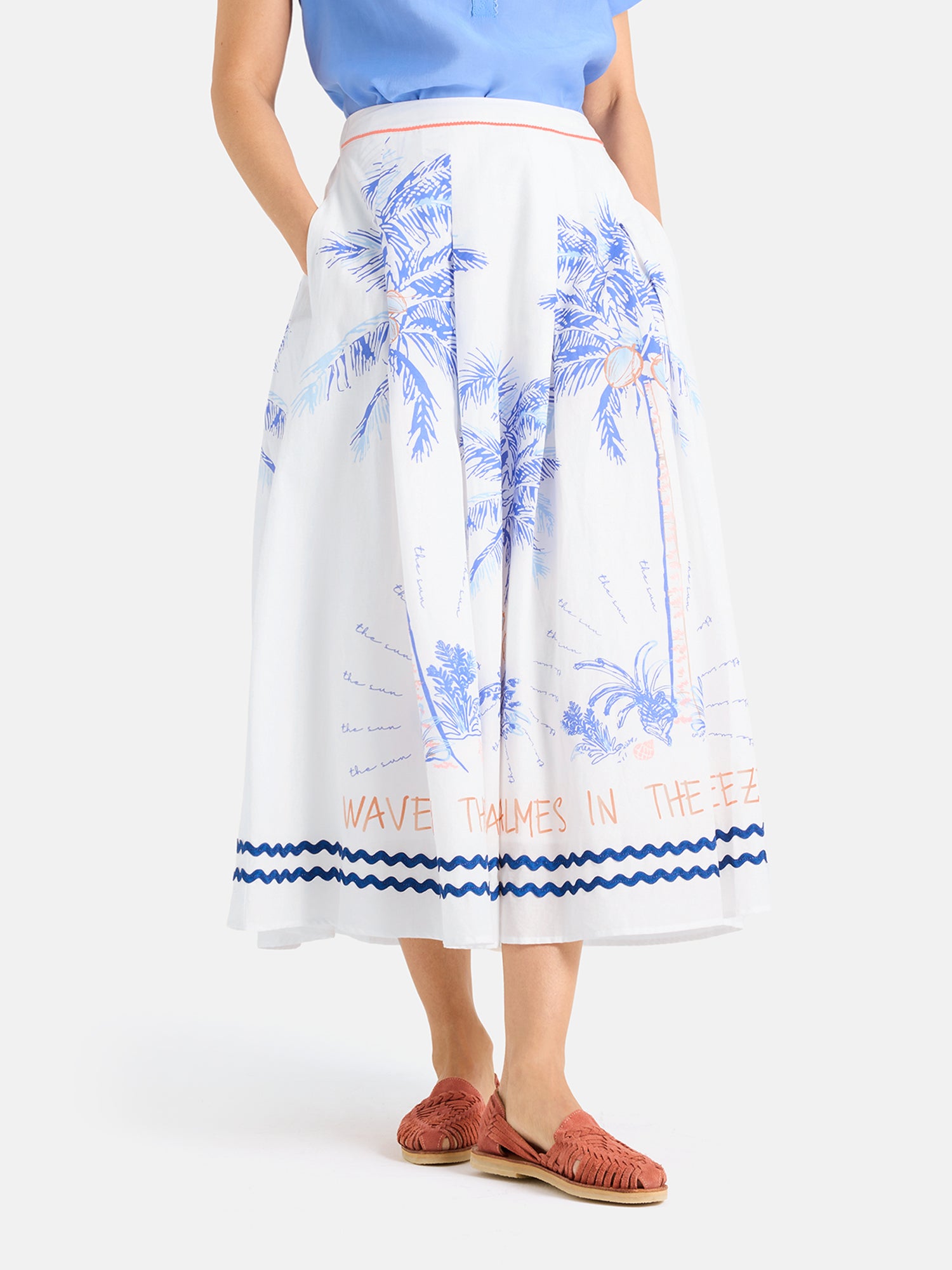 Rock "RaniaL" aus Baumwolle