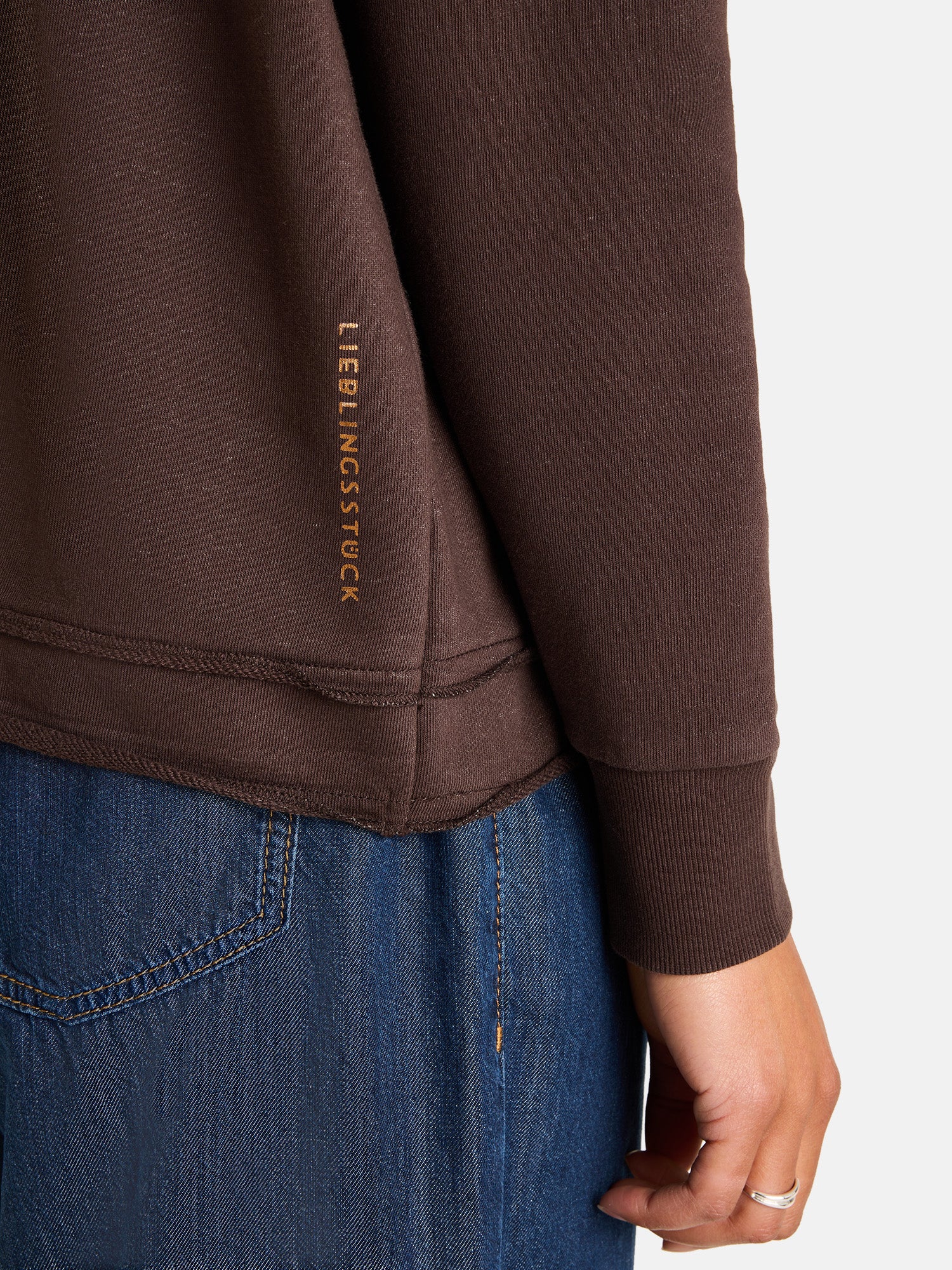 Hoodie "RixaL" aus Baumwollmix