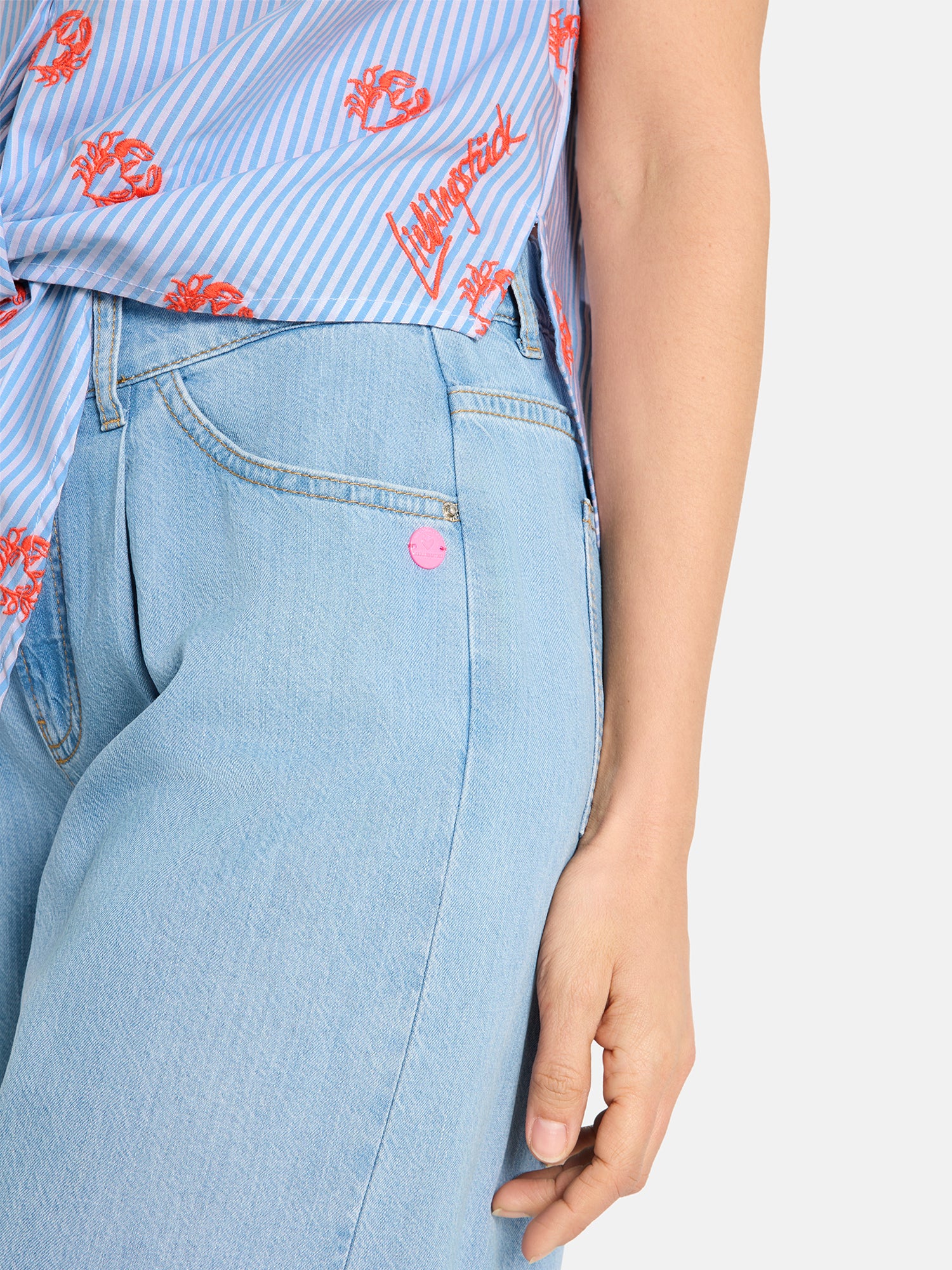 Bluse "RiyaL" aus Baumwolle