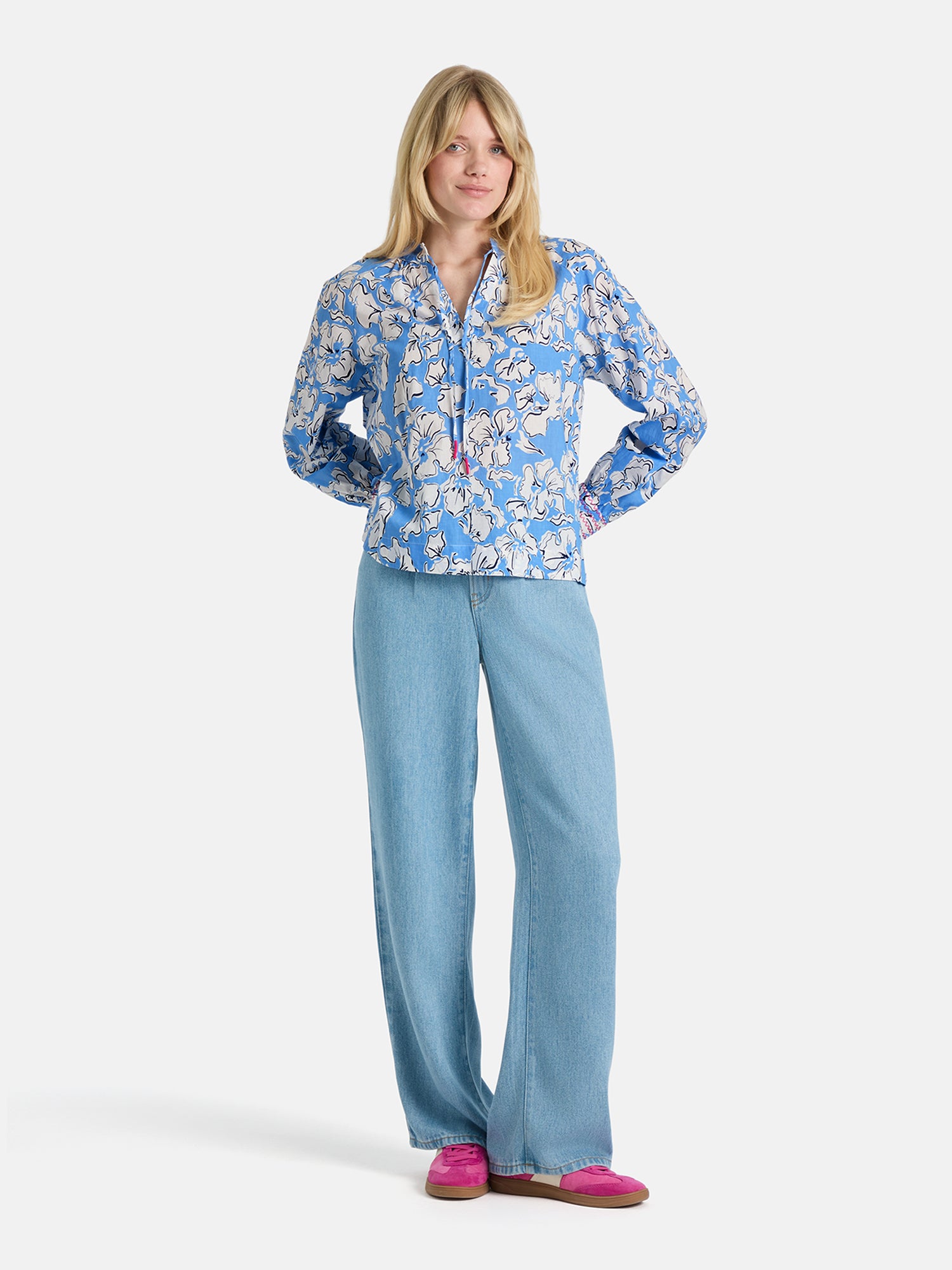 Bluse "RukaniL" aus Baumwolle