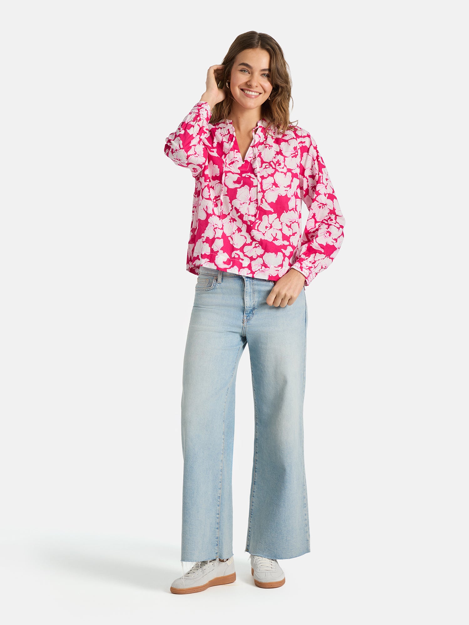 Bluse "RukaniL" aus Baumwolle