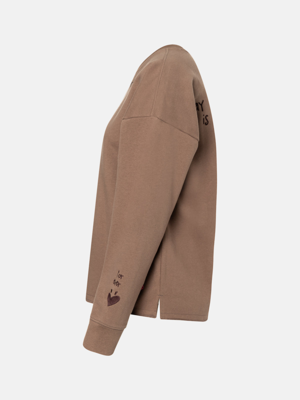 Sweatshirt "ShineL" aus Baumwollmix