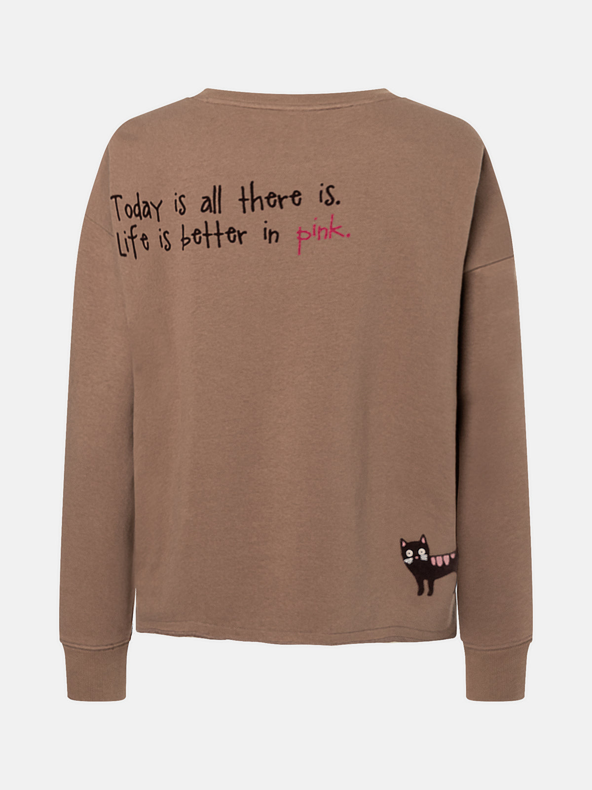 Sweatshirt "ShineL" aus Baumwollmix