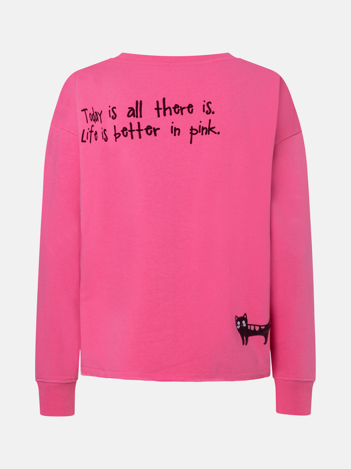 Sweatshirt "ShineL" aus Baumwollmix
