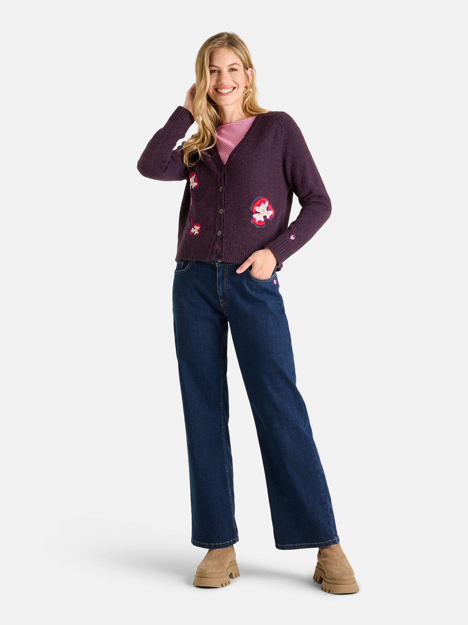 Strickjacke "SkiraL" mit Alpaka
