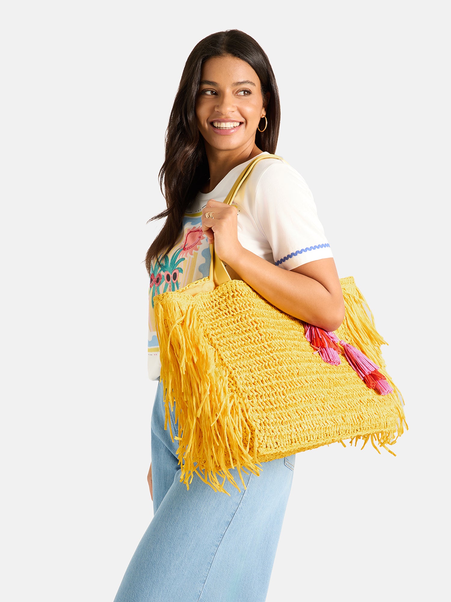 Tasche "StellaL" aus Papierstroh
