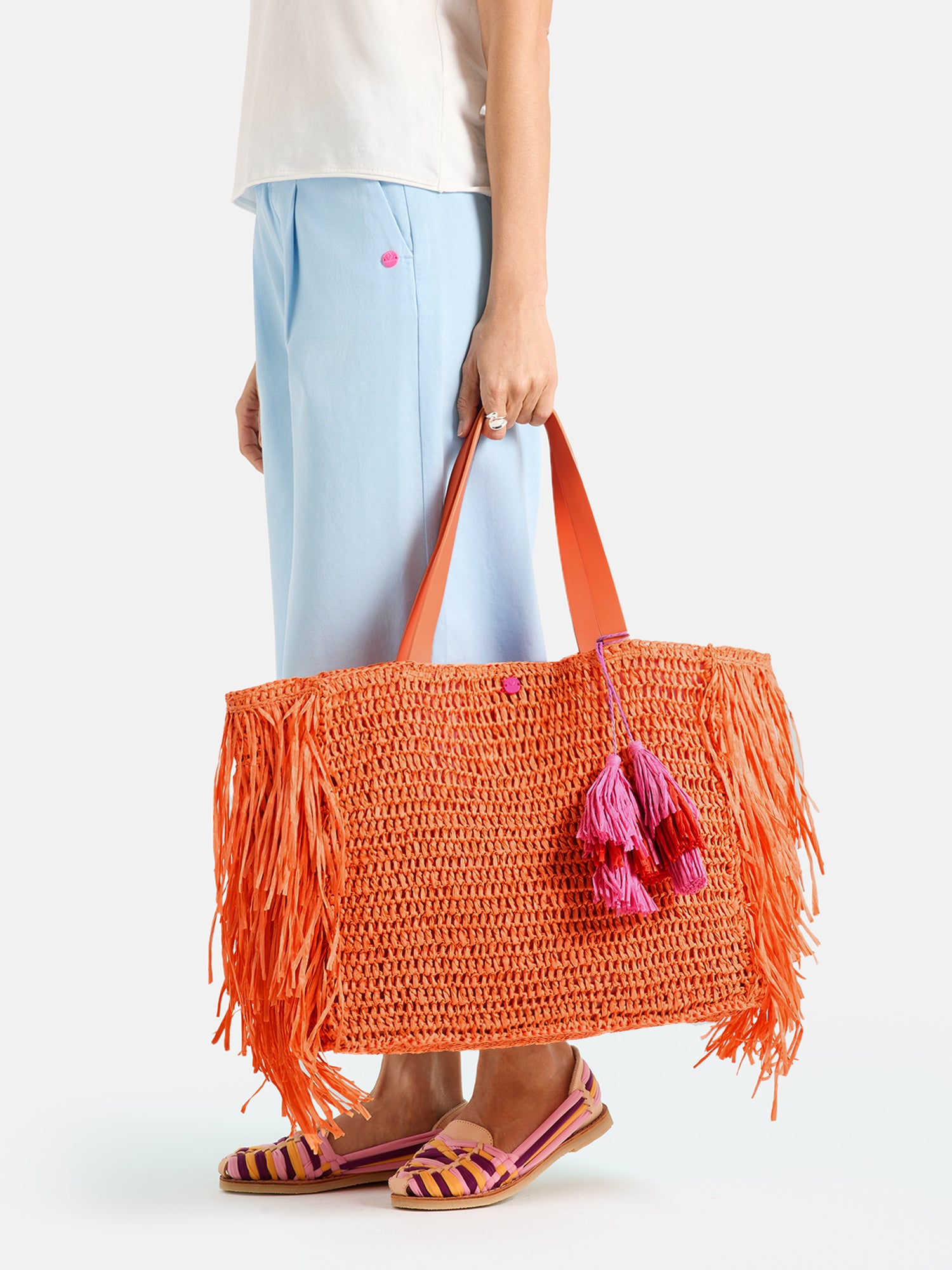 Tasche "StellaL" aus Papierstroh