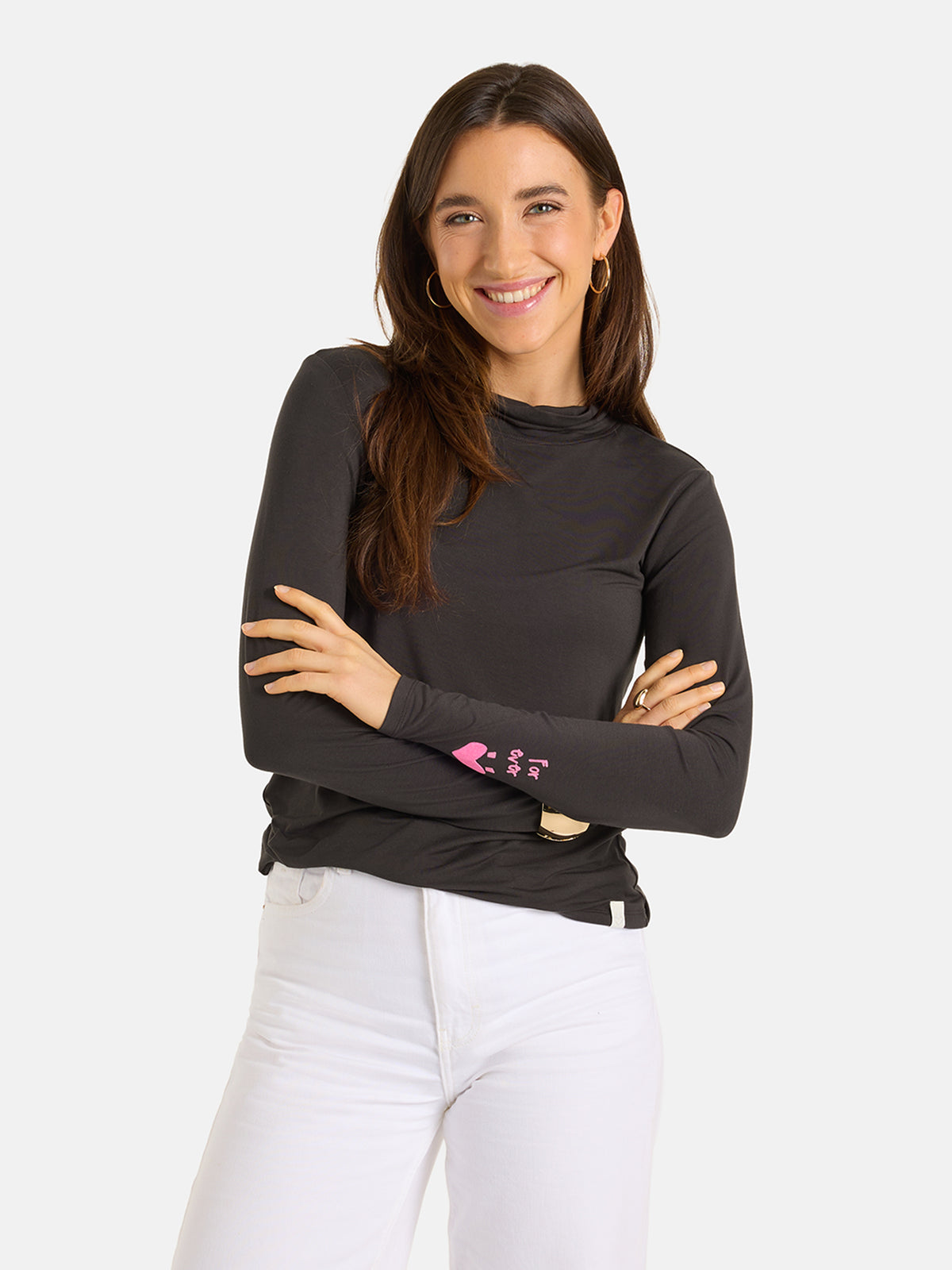 Rollkragenshirt "TawyL" aus Modalmix