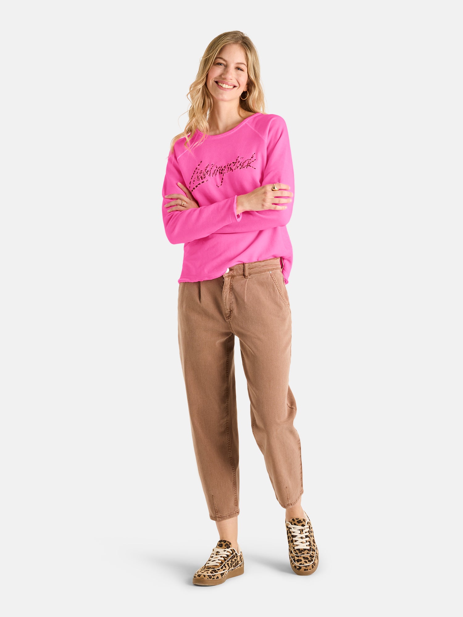 Sweater "TinaL" aus Baumwollmix