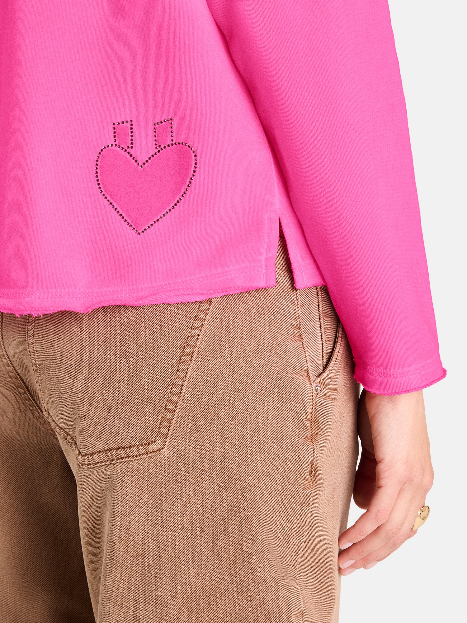 Sweater "TinaL" aus Baumwollmix