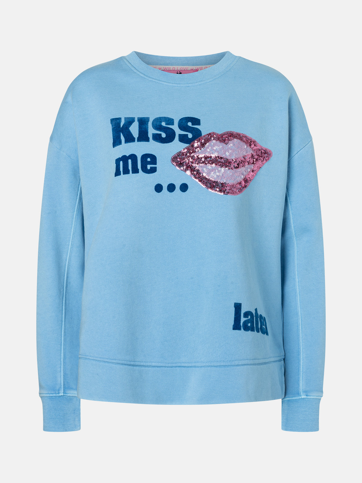 Sweatshirt "VioletL" aus Baumwolle