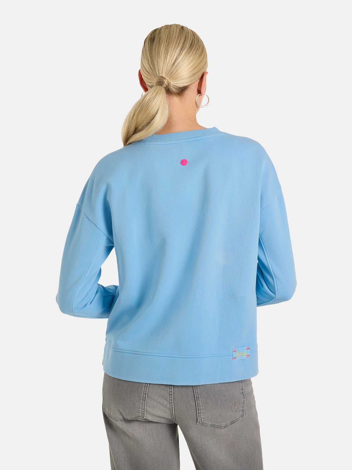 Sweatshirt "VioletL" aus Baumwolle