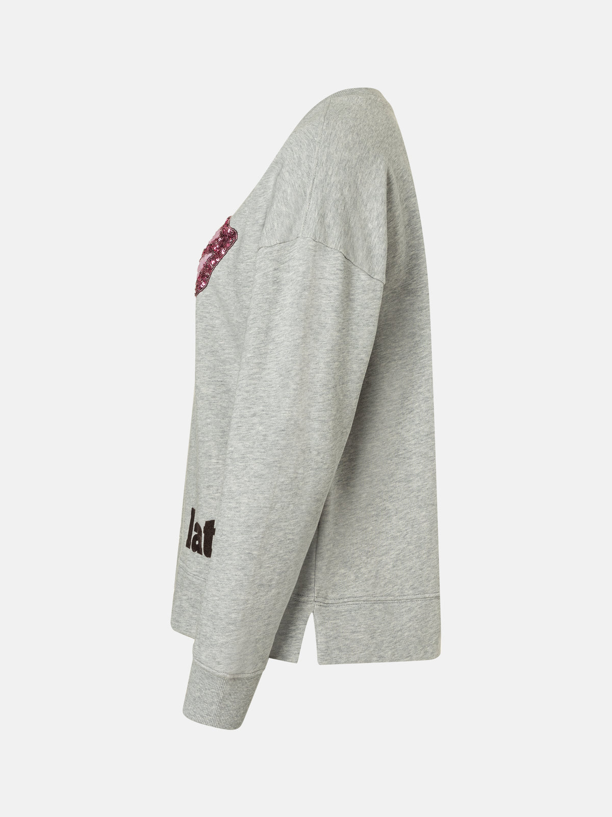 Sweatshirt "VioletL" aus Baumwolle