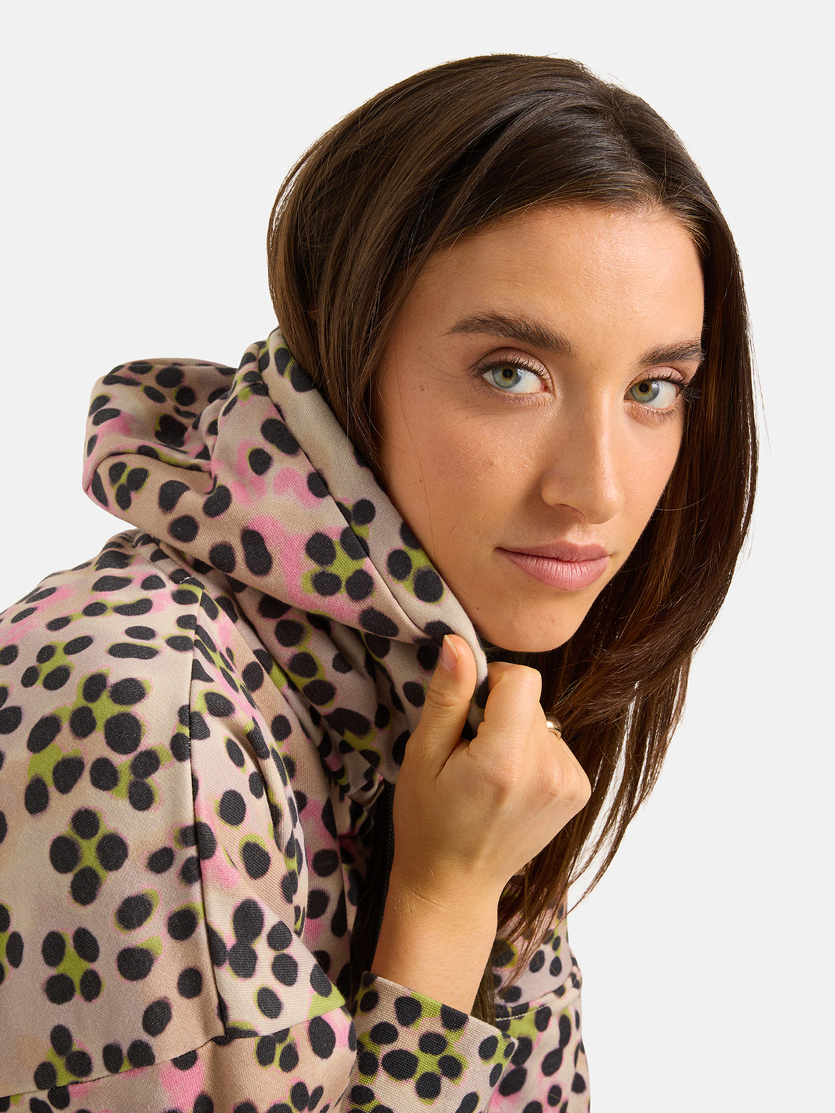 Hoodie "WillowL" aus Baumwollmix