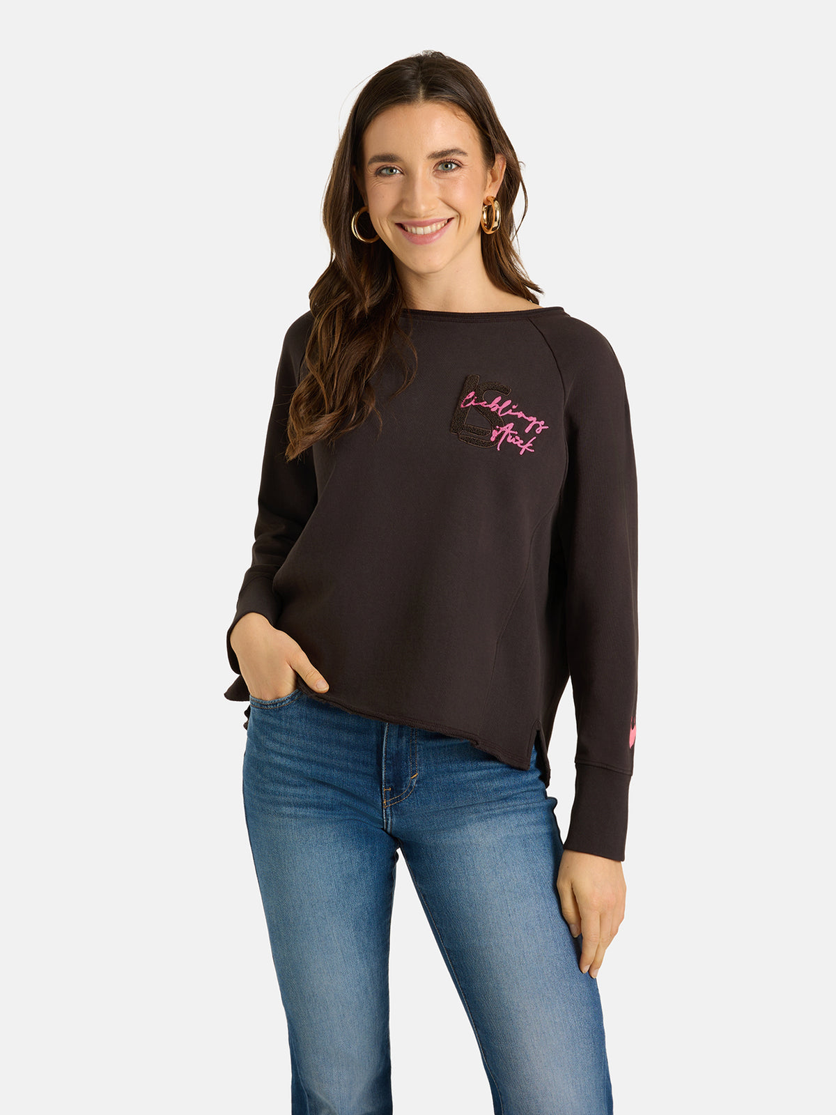 Sweatshirt "WinnieL" aus Baumwolle