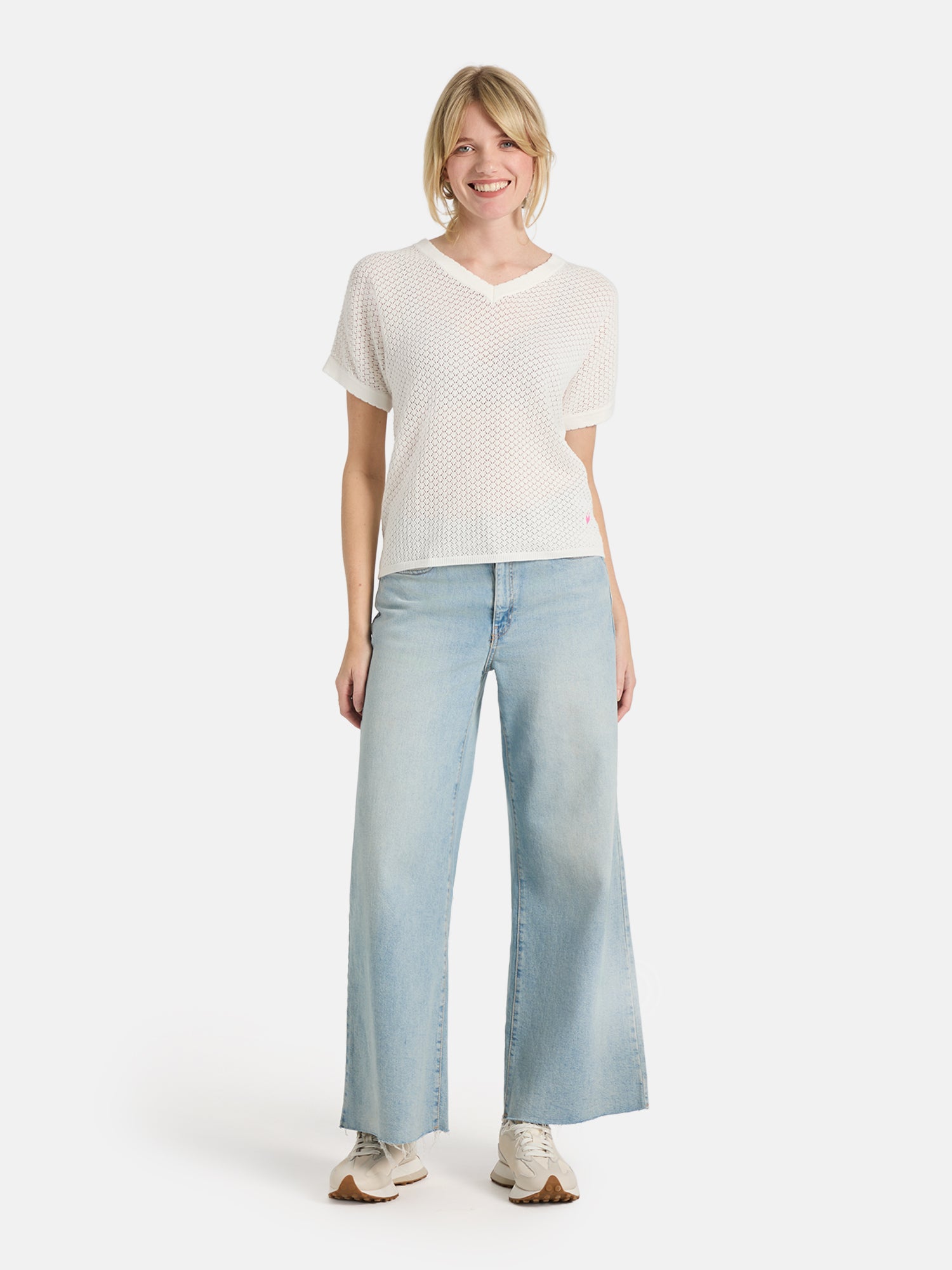 Strickshirt "ZabrinaL"  aus Baumwolle