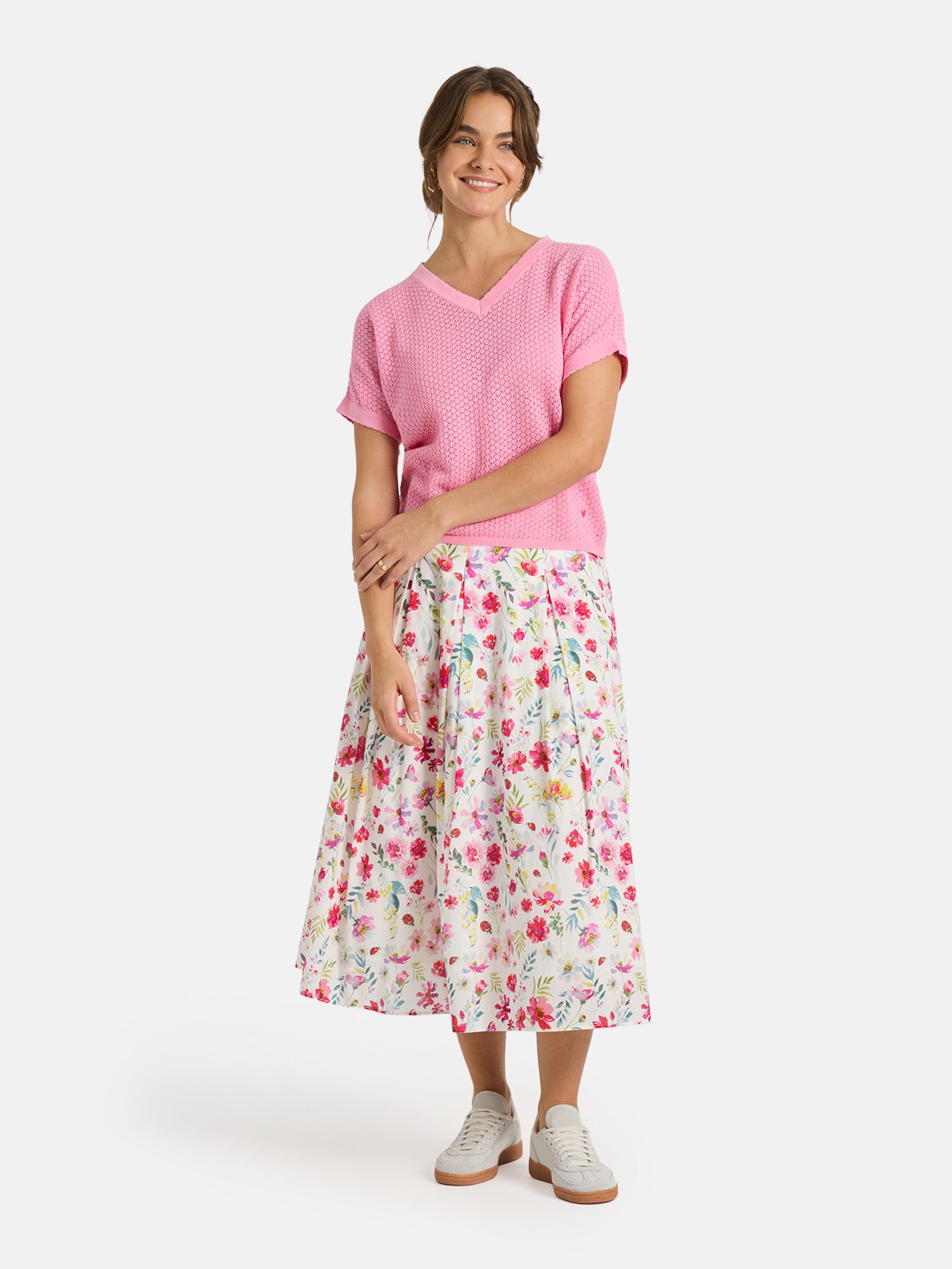 Strickshirt "ZabrinaL"  aus Baumwolle