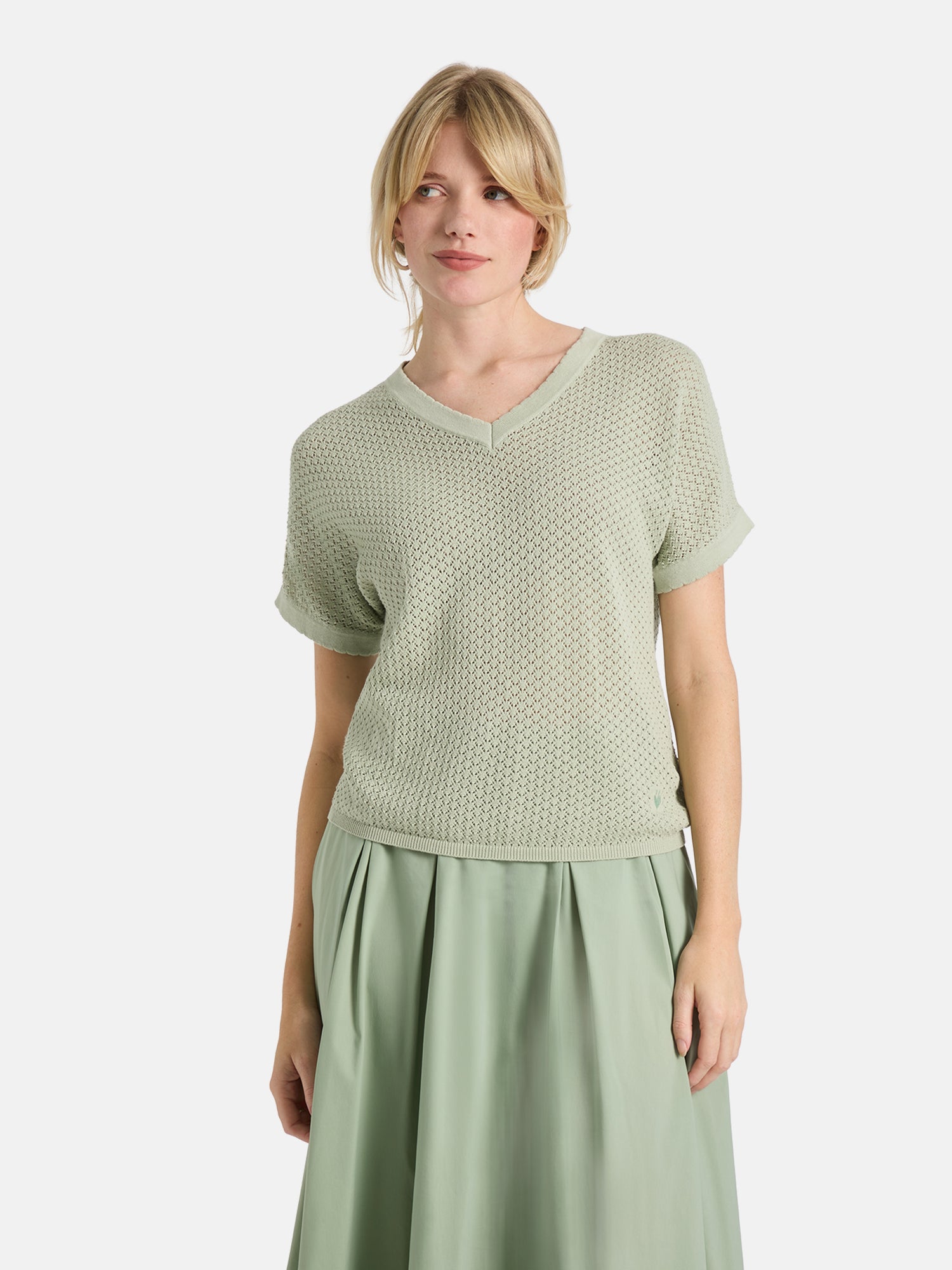 Strickshirt "ZabrinaL"  aus Baumwolle