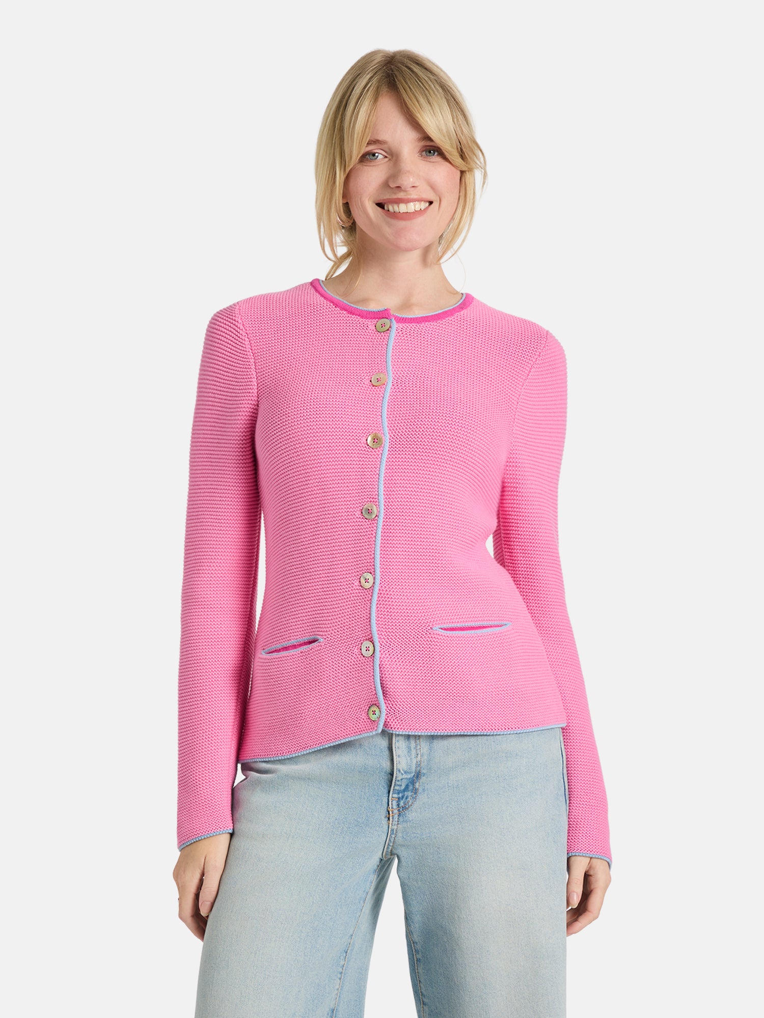 Strickcardigan "ZaraL" aus Baumwolle