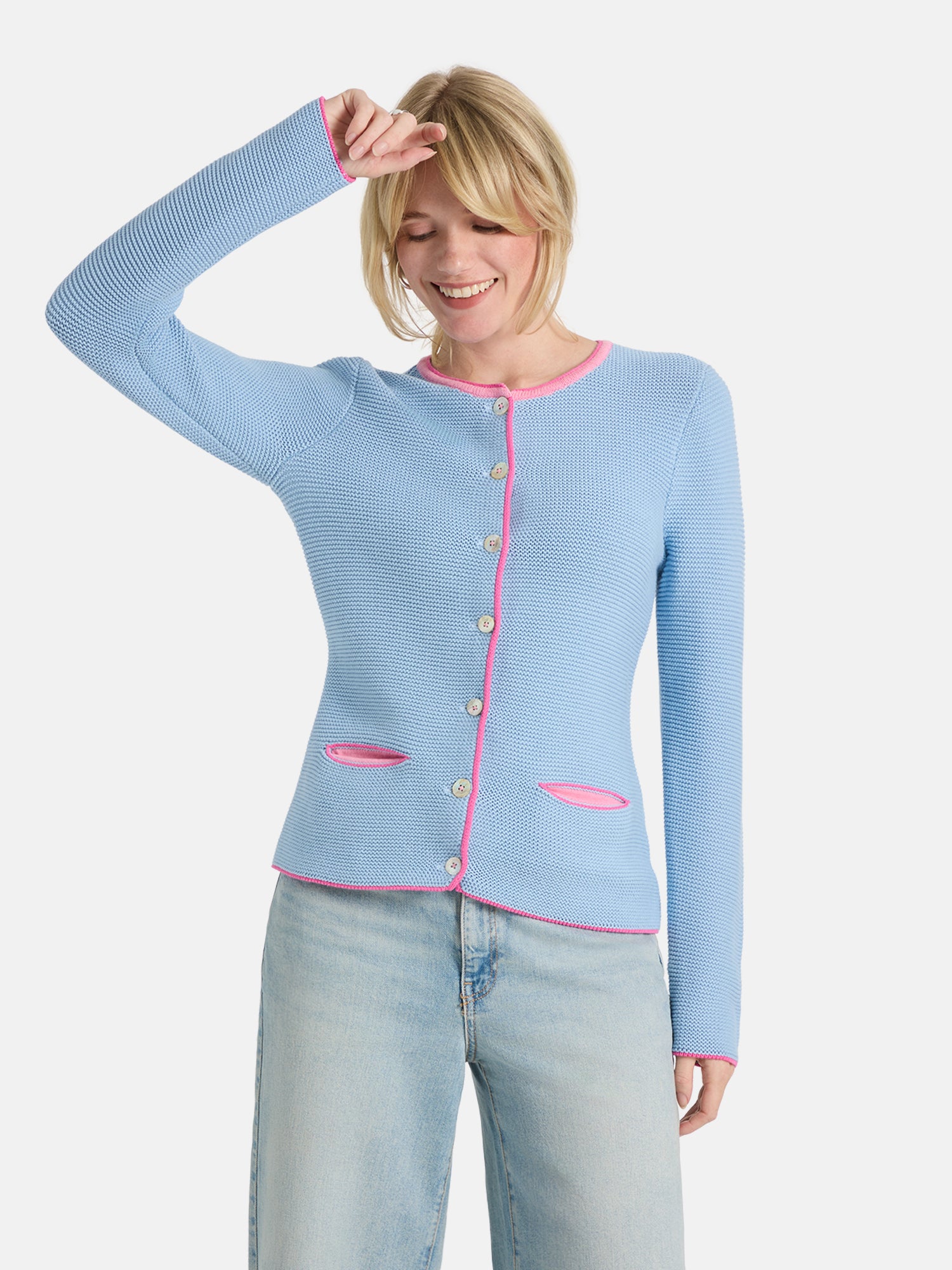 Strickcardigan "ZaraL" aus Baumwolle