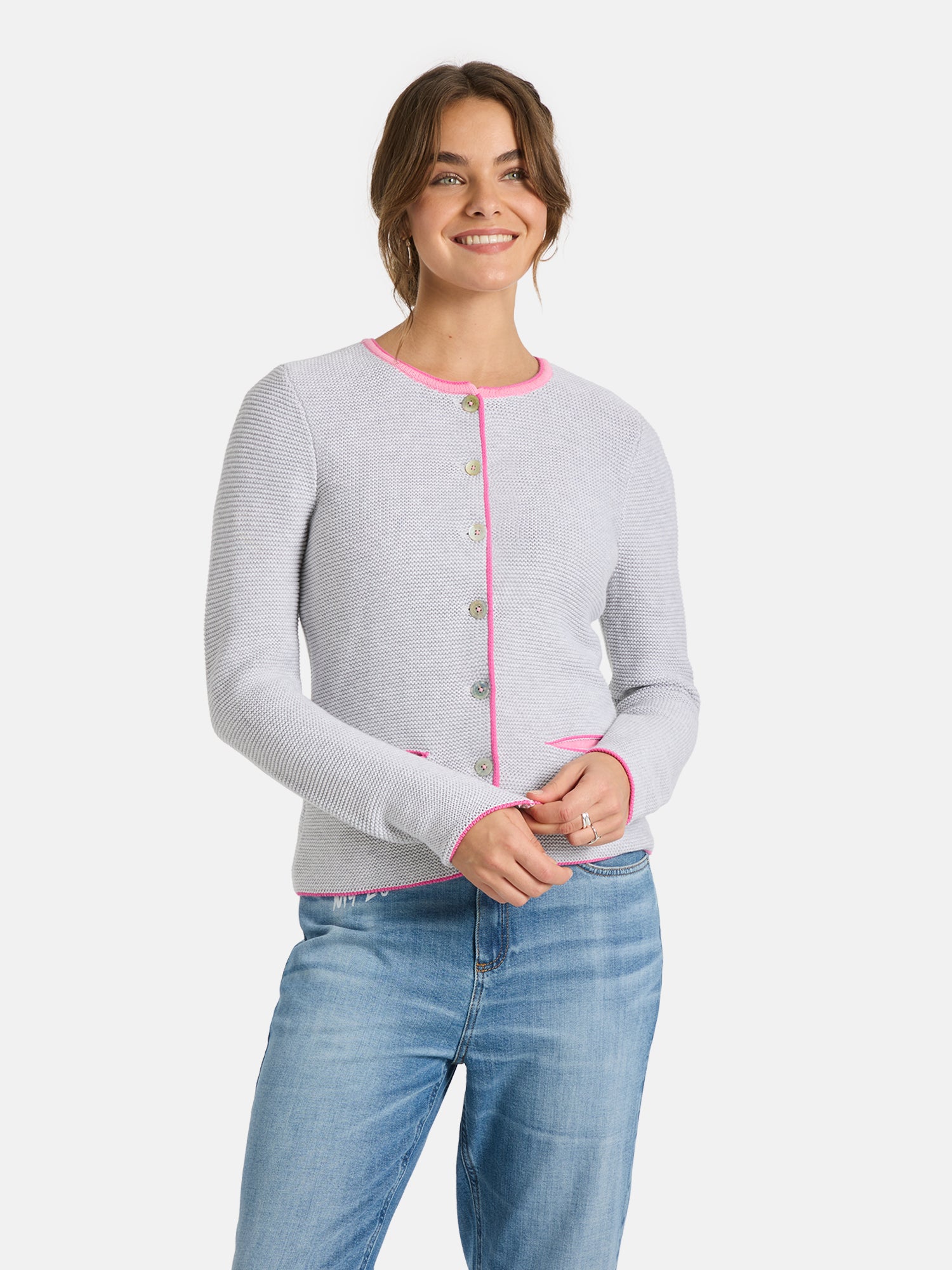 Strickcardigan "ZaraL" aus Baumwolle