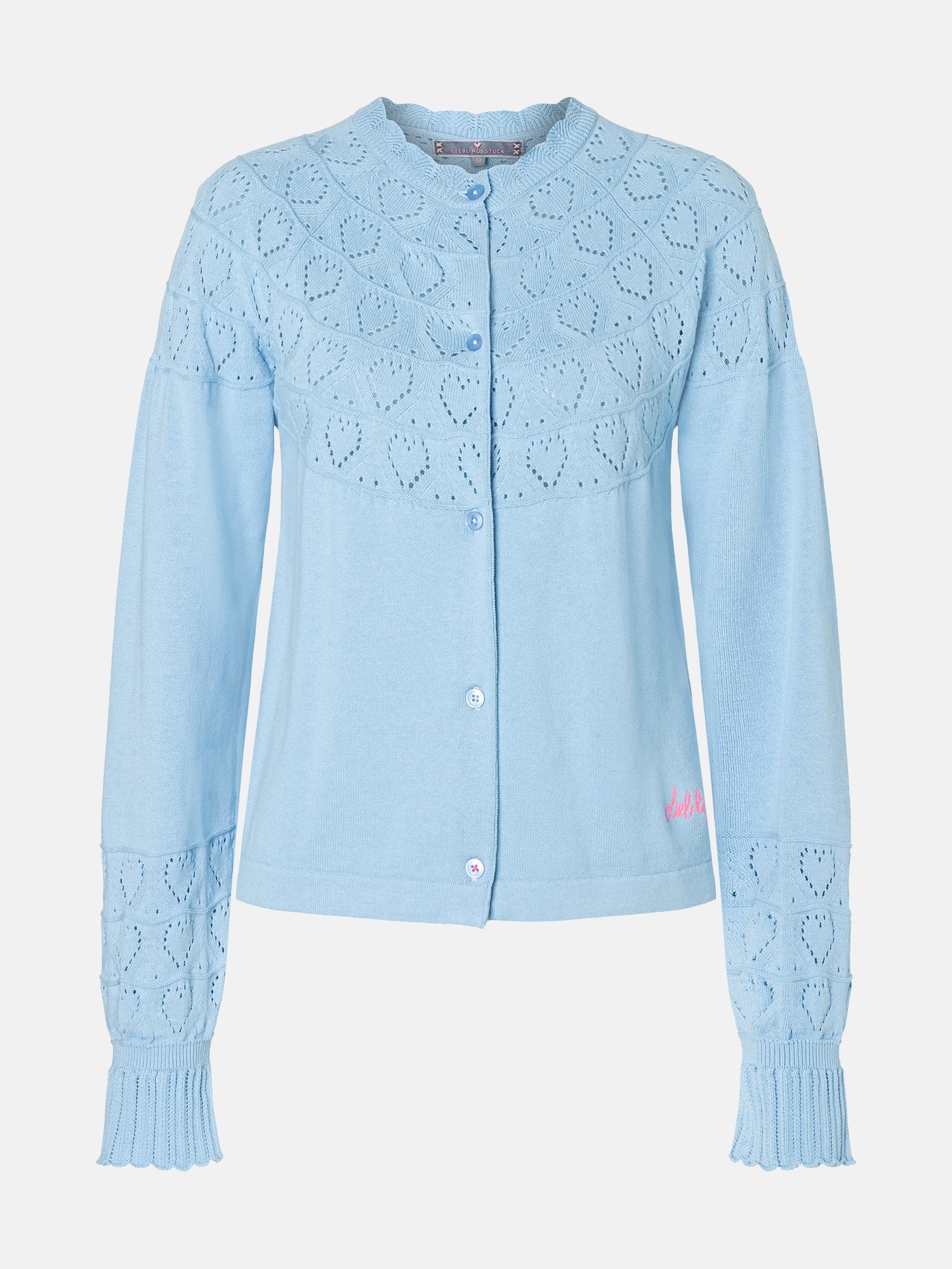 Strickjacke "ZazaL" aus Baumwolle