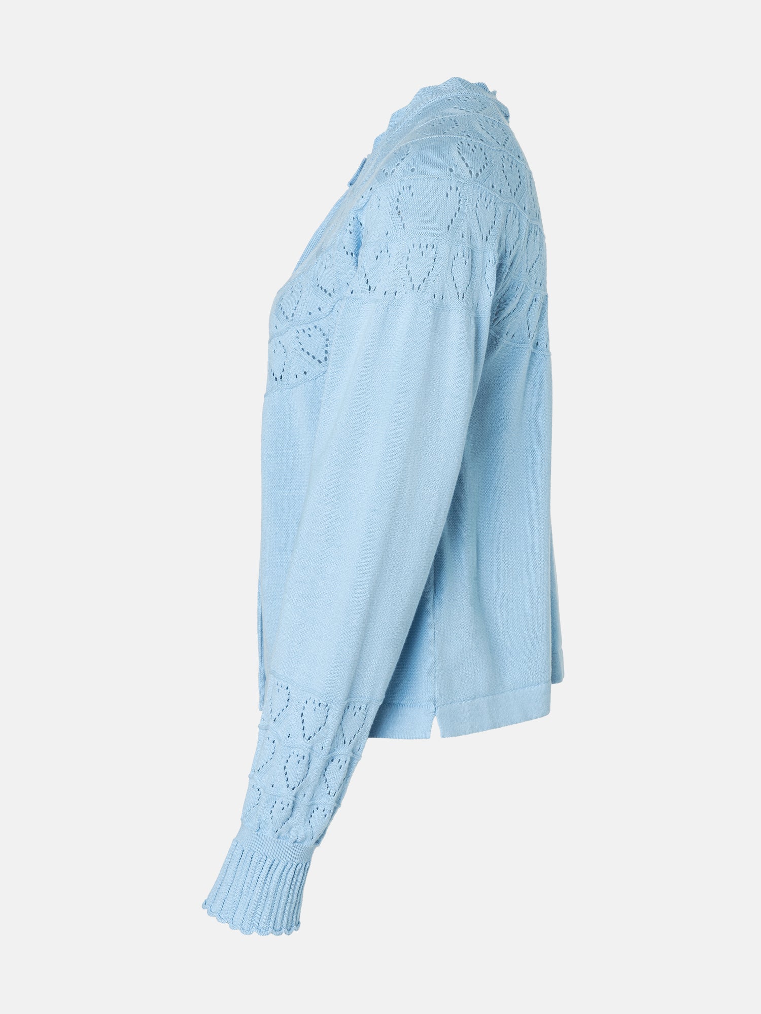 Strickjacke "ZazaL" aus Baumwolle