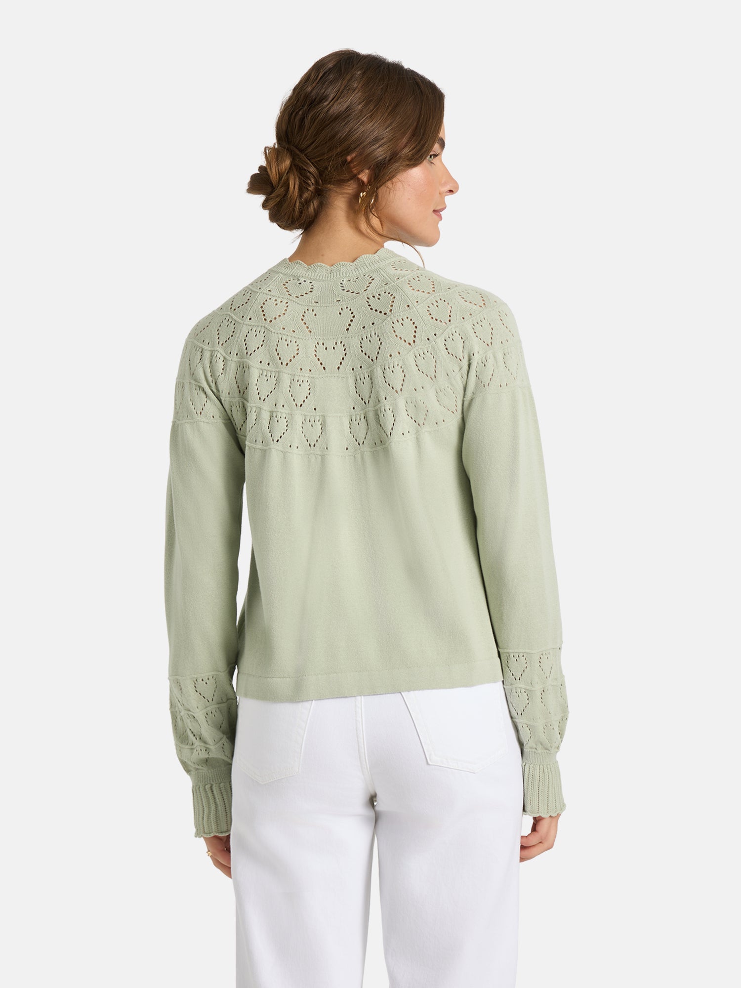 Strickjacke "ZazaL" aus Baumwolle