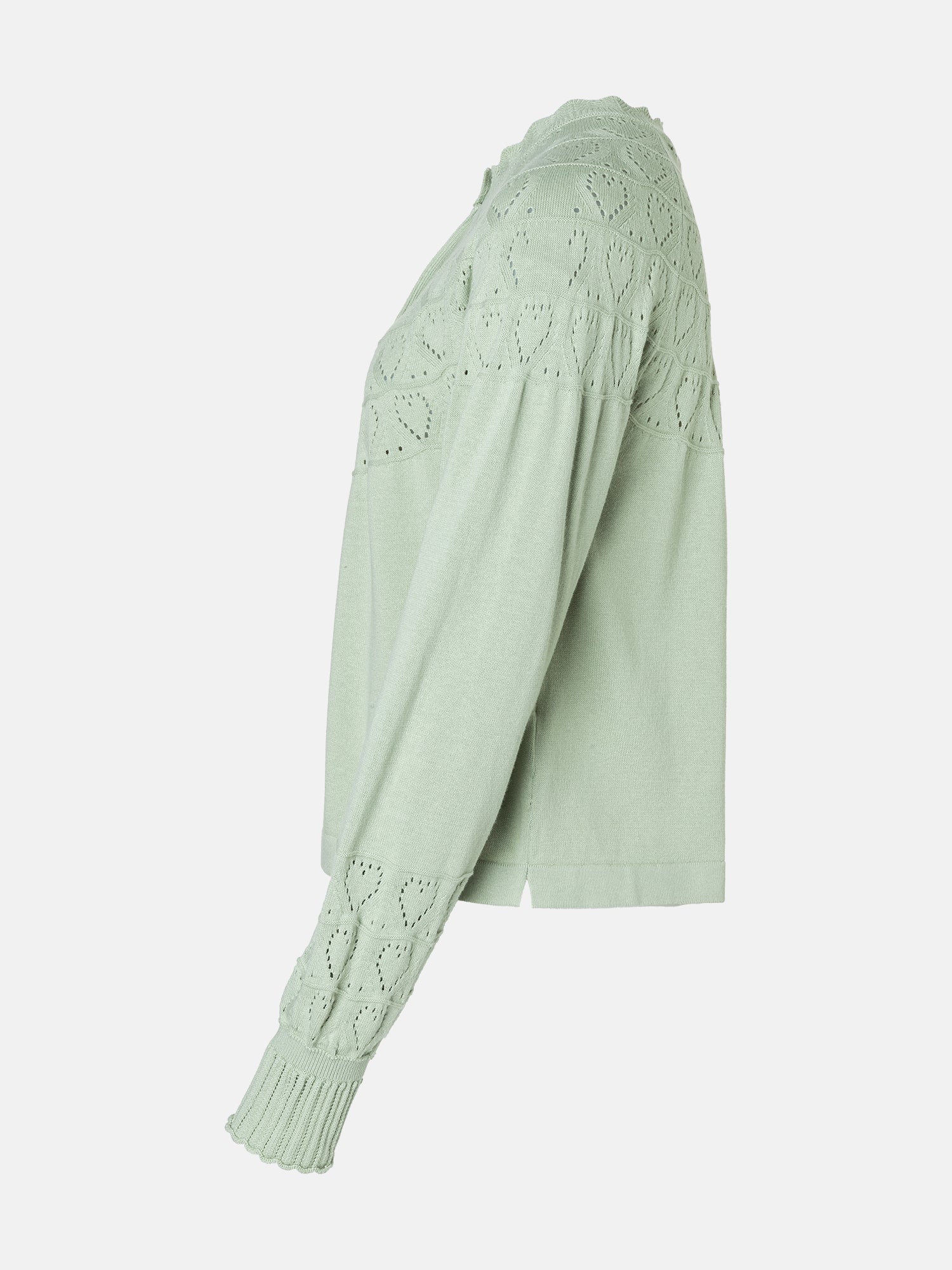 Strickjacke "ZazaL" aus Baumwolle