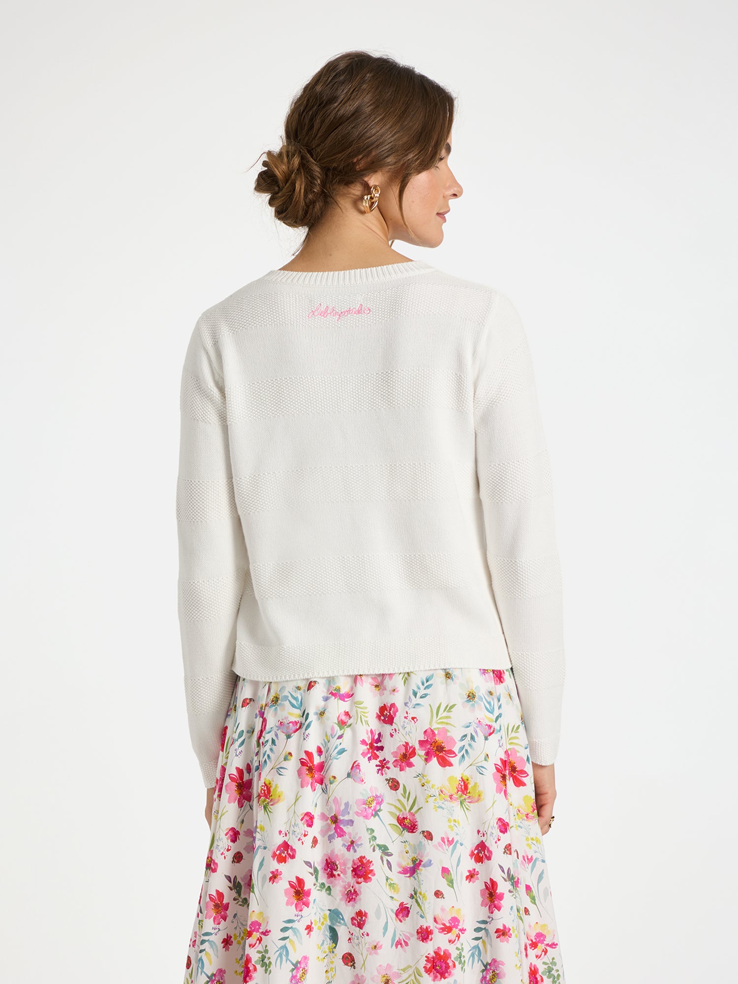 Strickcardigan "ZelesteL" aus Baumwollmix