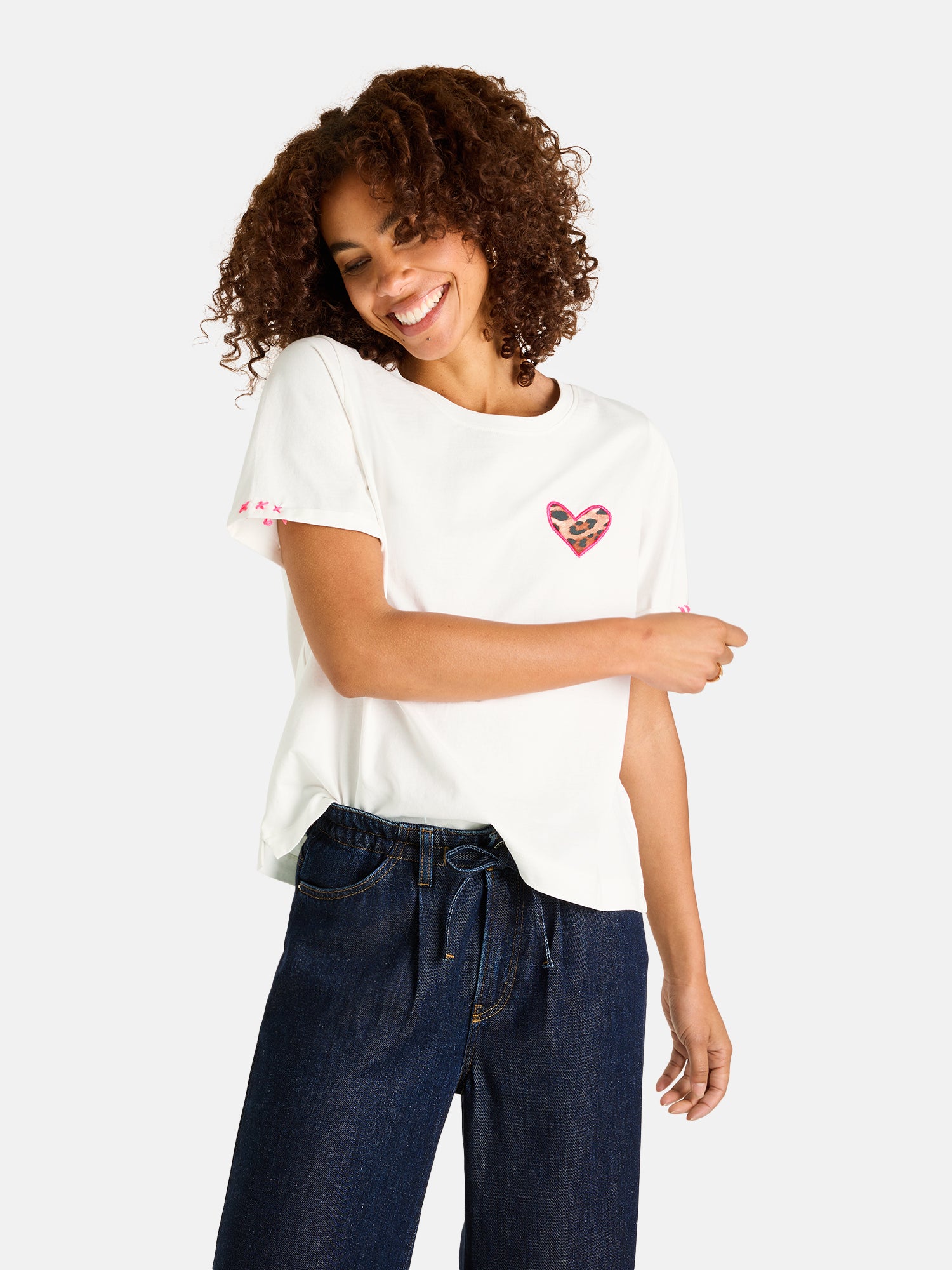 T-Shirt "ZetaL" aus Baumwolle