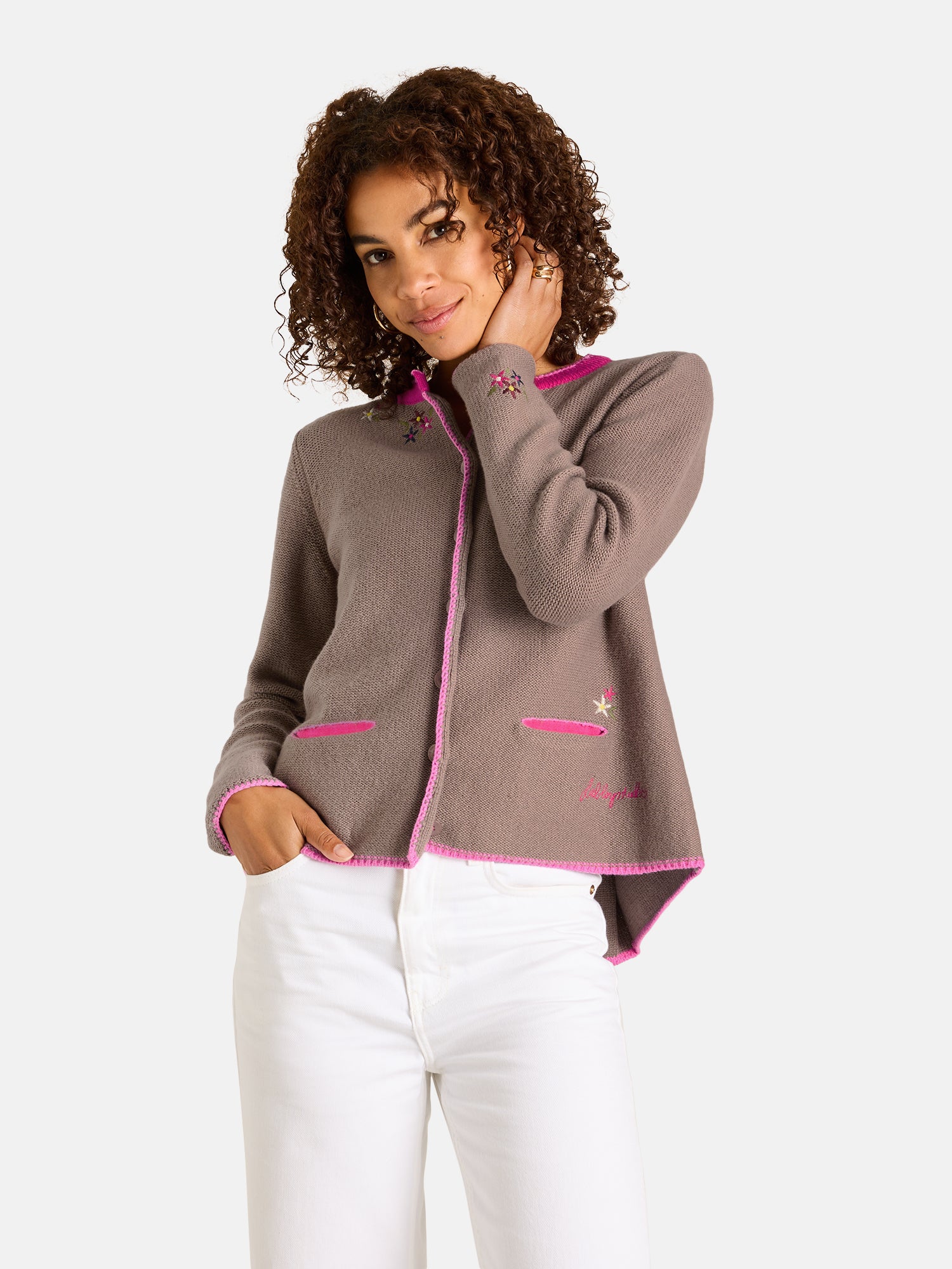 Strickjacke "ZippaL" mit Wolle
