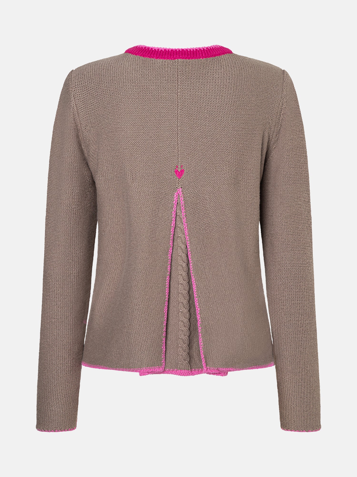 Strickjacke "ZippaL" mit Wolle