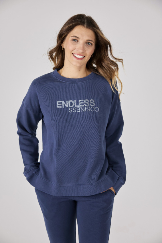 Sweatshirt mit Rundhals  