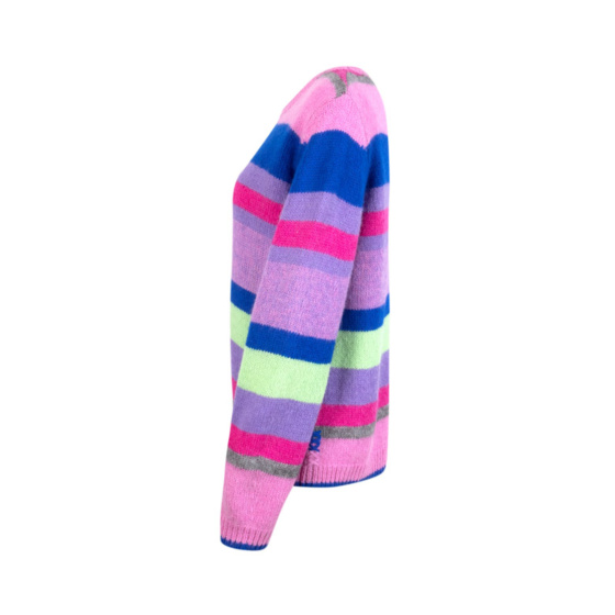 Rundhals Pullover mit Multicolor LIEBLINGSSTÜCK kaufen online Streifen bei